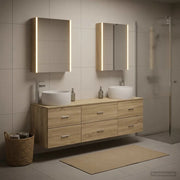 Set di mobili per il bagno 5 pcs Rovere Sonoma 3407009