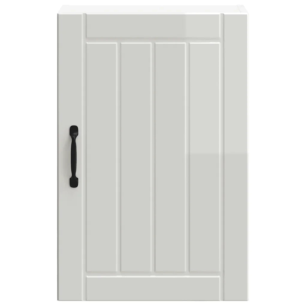 Pensile da Cucina Lucca Bianco Lucido in Legno Multistrato