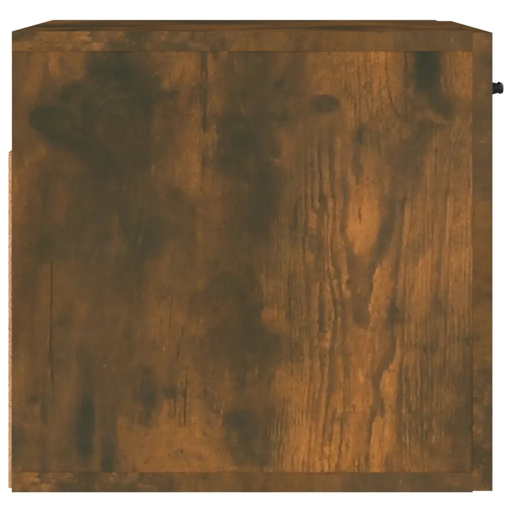 Mobile a Parete Rovere Fumo 80x36,5x35 cm in Legno Multistrato 817606