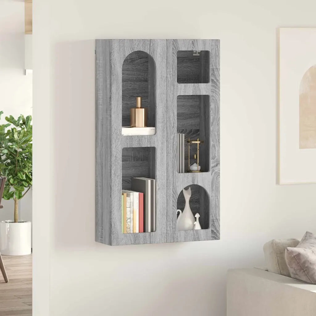 Armadio pensile con lo scaffale Grigio Sonoma 59 x 20 x 100 cm CFW8874110