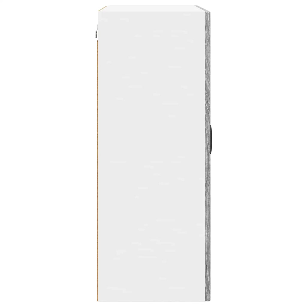Mobile in vetro da parete PORTO Grigio Sonoma 60 x 31 x 80 cm 885441