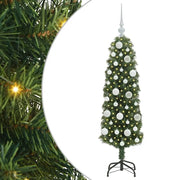 Albero di Natale Artificiale-Albero Natalizio con 150 LED Verde 120 cm 622835