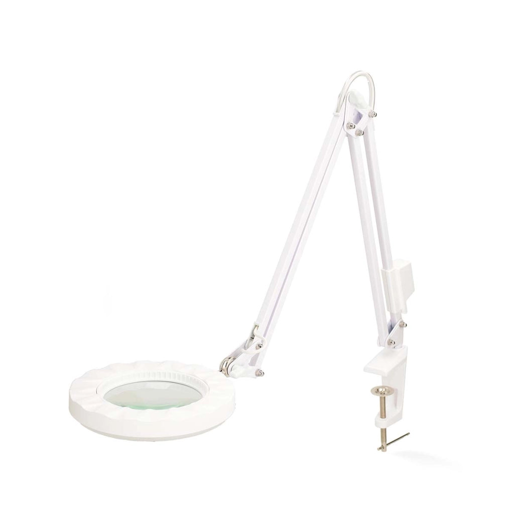 Lampada di ingrandimento a LED da 6W 700lm 6500K con morsetto di montaggio Bianco Nedis