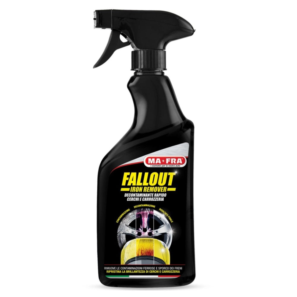 Fallout iron remover 500 ml decontaminante ferroso per cerchi e carrozzeria