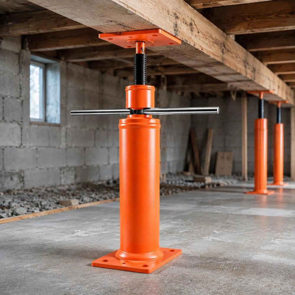 Jack For Home Use, Height Range 30.5–40.6 Cm, Maximum Lifting Capacity 40.6 Kg, Adjustable Support Beam, Leveling Post, Steel Lifting Support, Telescopic Jack Post For Temporary Support