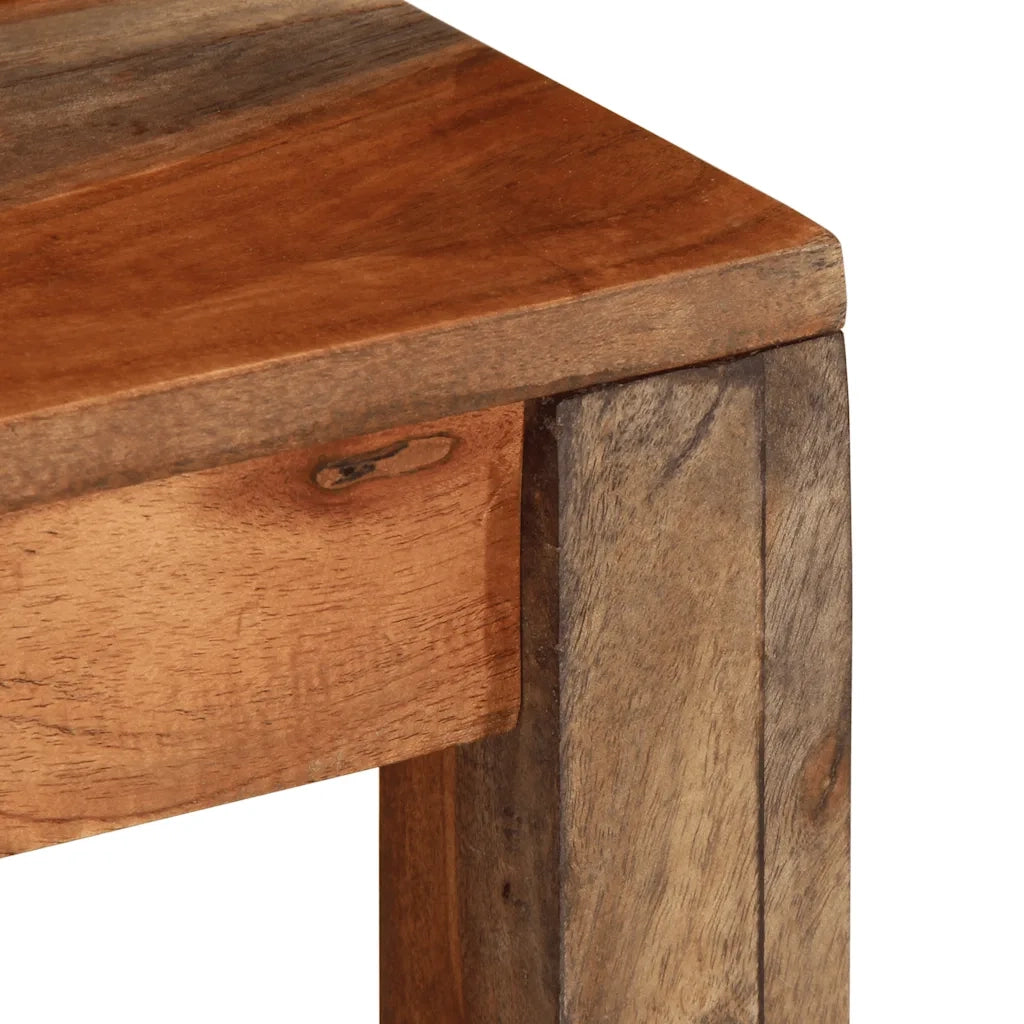 Tavolino da Caffè 60x60x35 cm in Legno Massello di Acacia 4102374