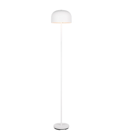Piantana LED ricaricabile, metallo, bianco, H 147 cm, Jeff