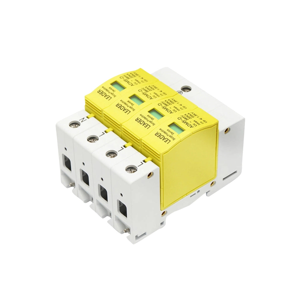 Scaricatore di sovratensione con segnalazione per impianti fotovoltaici LA-SPD-4P-20kA-385V Leader