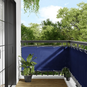 Paravento da Balcone Blu 75x700 cm 100% Poliestere Oxford 4000277
