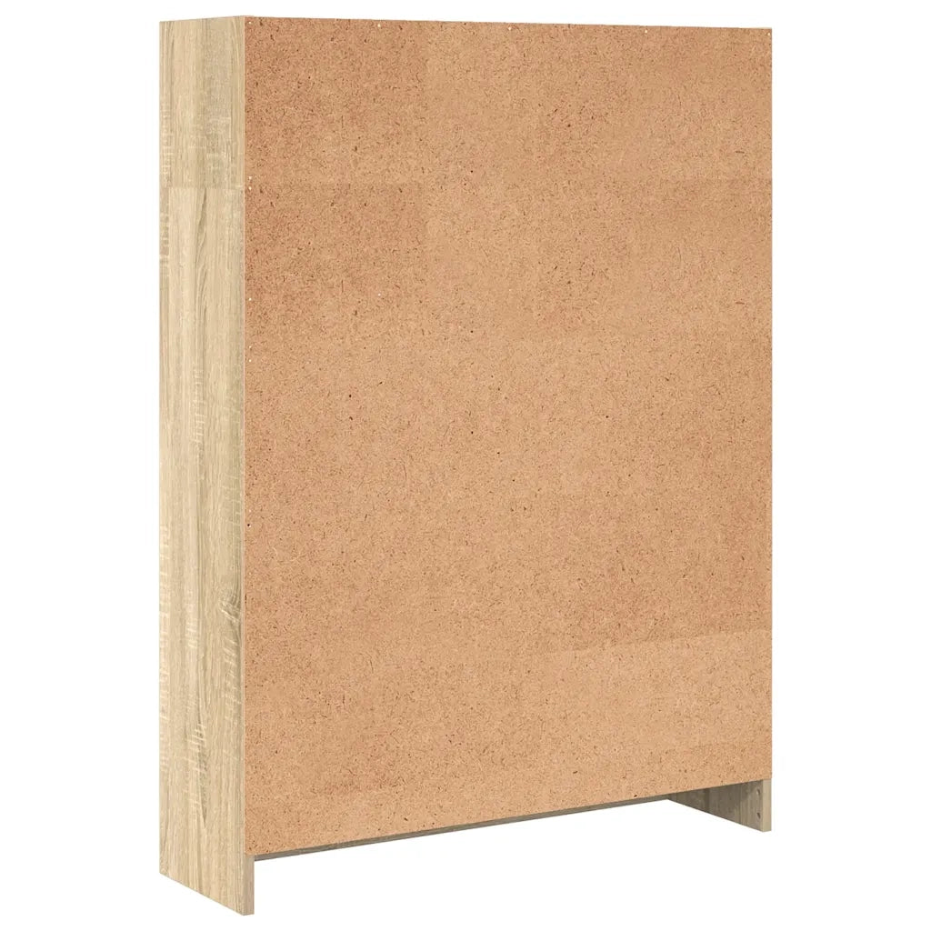Libreria Rovere Sonoma 80x24x109 cm in Legno Multistrato 857837