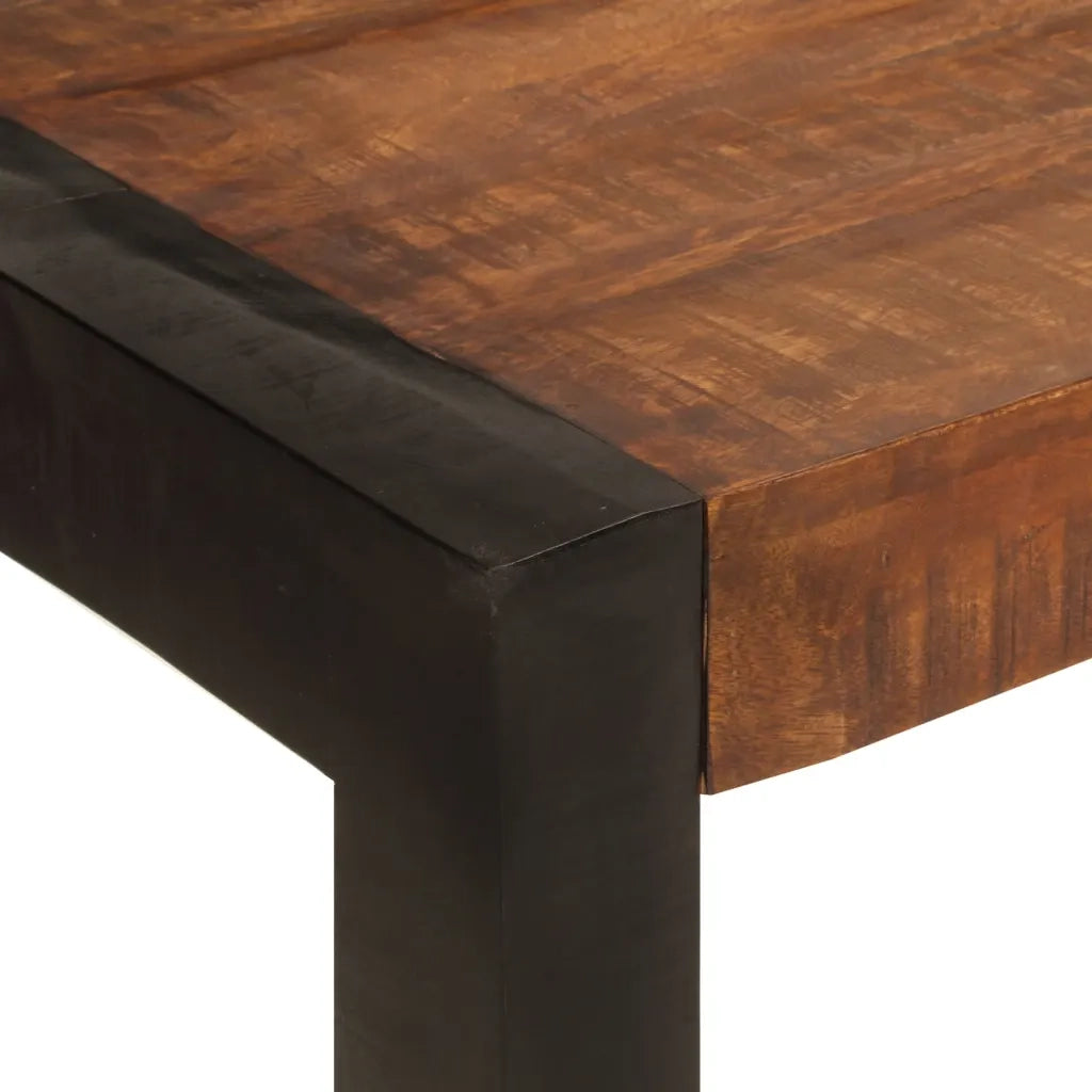 Tavolo da Pranzo | Tavolo da cucina ambra 120x60x76 cm in Legno Massello di Mango