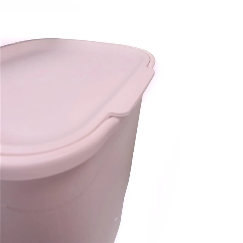 PORTABIANCHERIA MONTE BIANCO MULTIUSO CON RILIEVO E FANTASIA IN COLORAZIONE ROSA 50LT 40X36X54 CM