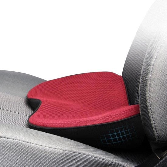 Sedile Autoportatile - Cuscino di Supporto - Cuscino Ortopedico - Schiuma a Memoria - Per Tutti gli Anni - 440x240x95mm