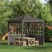Parete per tenda da festa 2 pcs 200 x 195 cm Antracite 42033012