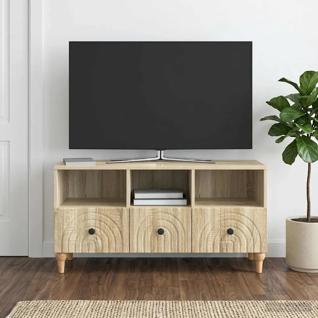Mobile TV 102 x 34,5 x 50 cm Rovere Sonoma Legno ingegnerizzato 894217