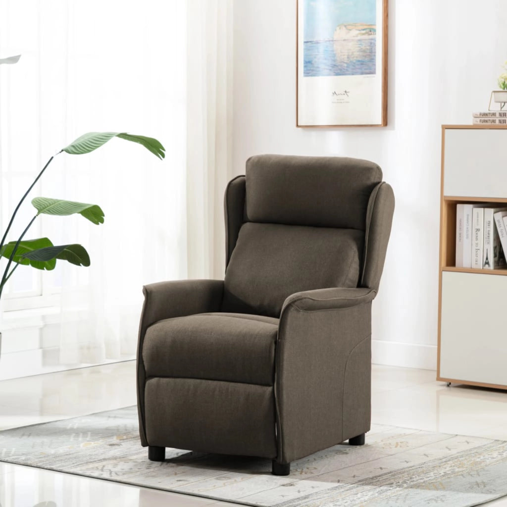 Poltrona Recliner Tortora Tessuto
