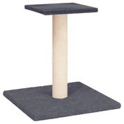 Tiragraffi per gatti mobili torre arrampicata giocattolo raschietto grattacielo piattaforma da arrampicata con piattaforma scura 38 cm grigio 02_0022729