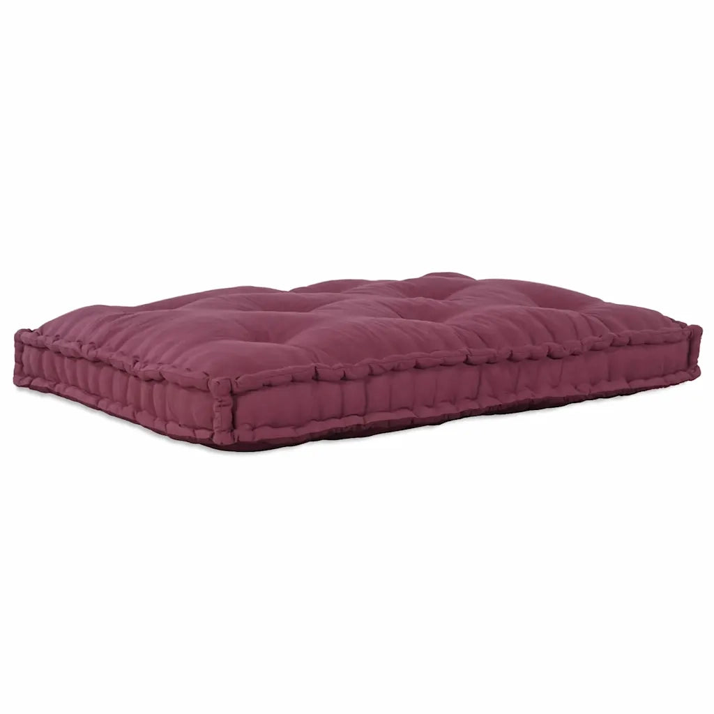 Cuscino per Divano Pallet Bordeaux 120 x 80 x 12 cm Tessuto 4019088