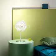 AGNESE L/P LAMPADA IN VETRO DECORATO E METALLO 1 LUCE ATTACCO E14