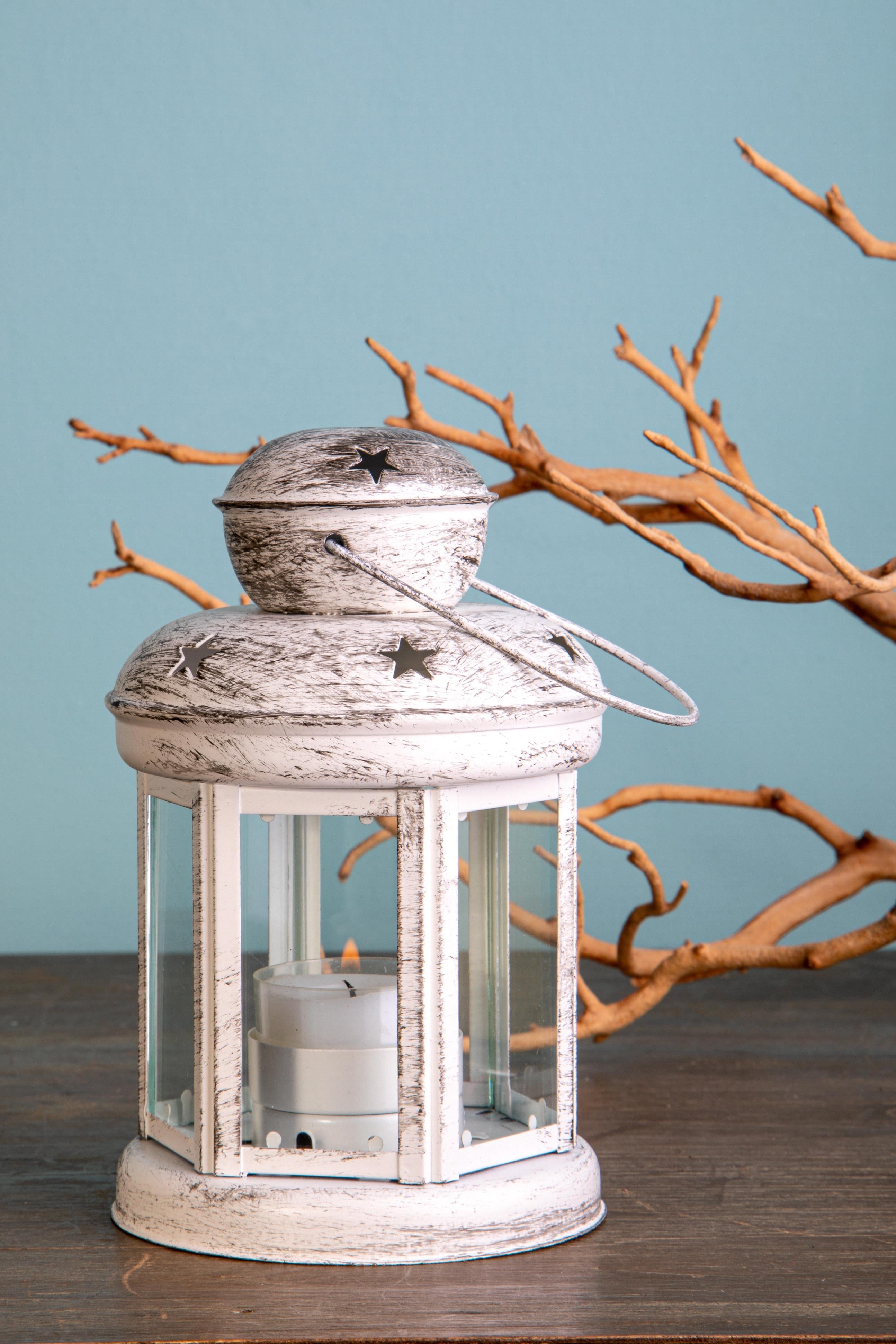 Set 3 Lanterne Rotonde Stelle 15x10 cm