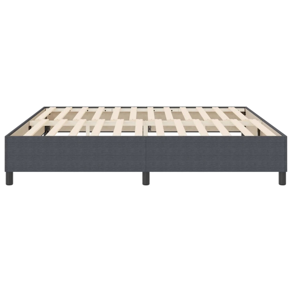 Struttura letto piattaforma-Giroletto-Rete del Letto Grigio scuro 200 x 200 cm
