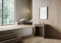 Consolle Allungabile 78-299x47x80 cm in Nobilitato Marrone