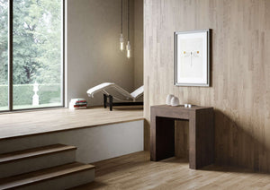 Consolle Allungabile 78-299x47x80 cm in Nobilitato Marrone