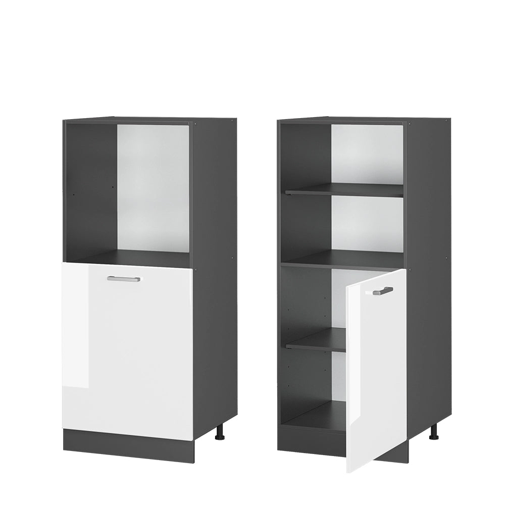 Vicco Mobile per forno da incasso Bianco lucido 60 cm