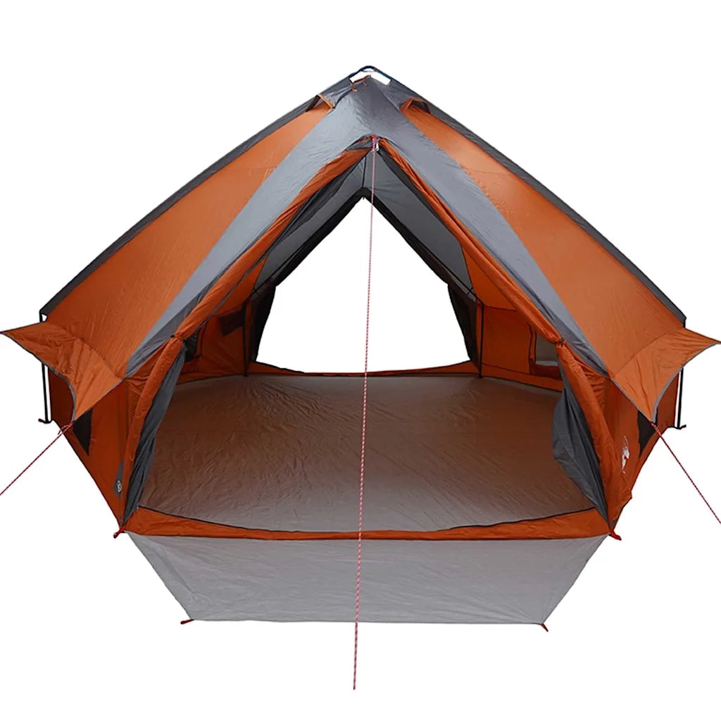 Tenda a teepee per 10 persone 10 persona Grigio e arancione 42004067