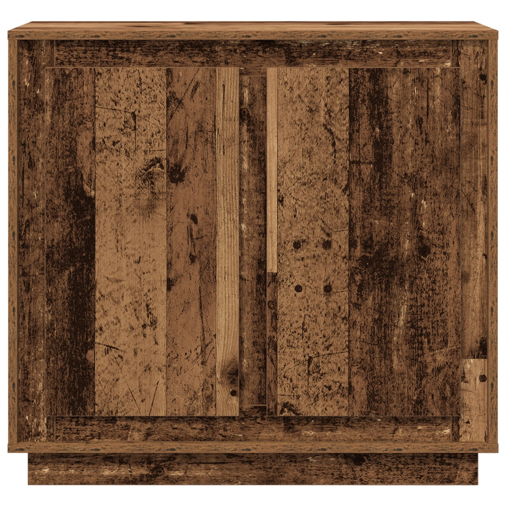 Buffet Legno Invecchiato 80x34x75 cm Legno Ingegnerizzato