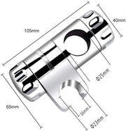 Supporto per docciaschiuma regolabile - Supporto per doccia - Braccio di supporto per doccia - Braccio di supporto per la doccia - Adatto per 25mm Riser Rail - Supporto per doccia
