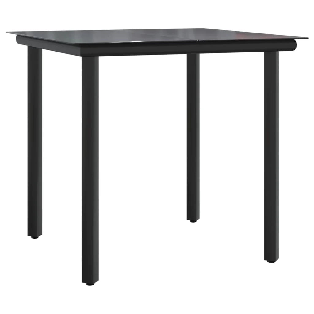 Set da pranzo da giardino in vimini di resina nera da 5 pezzi e cuscini 02_0014872