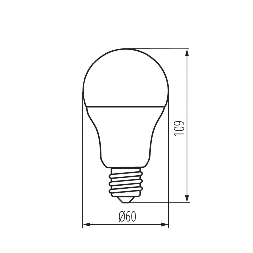 Lampadina LED SMD E27 9,5W 1050lm 3000K MiLEDo 31204