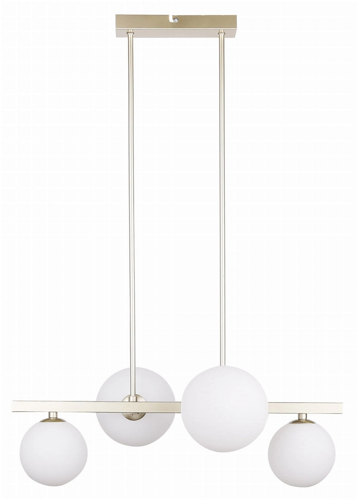 Lampada a sospensione KAMA 4 luci G9 ottone Candellux