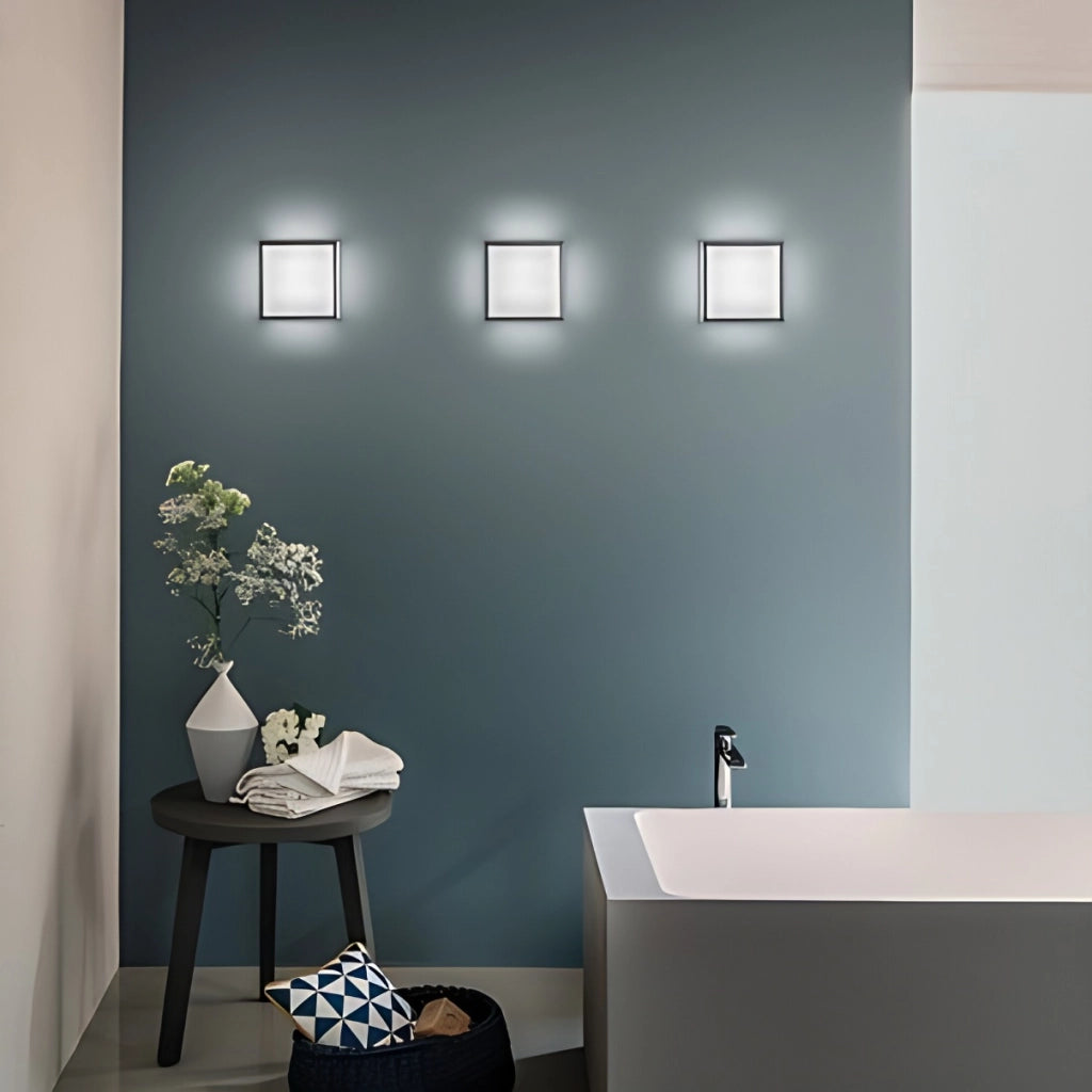 Lampada da Parete e Soffitto LED 10W IP54 in Alluminio Verniciato Corten, Luce Calda 3000K, Design Moderno e Resistente per Ambienti Outdoor e Indoor