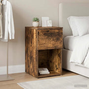 Armadietto per letto Rovere Fumo 29 x 31,5 x 49 cm