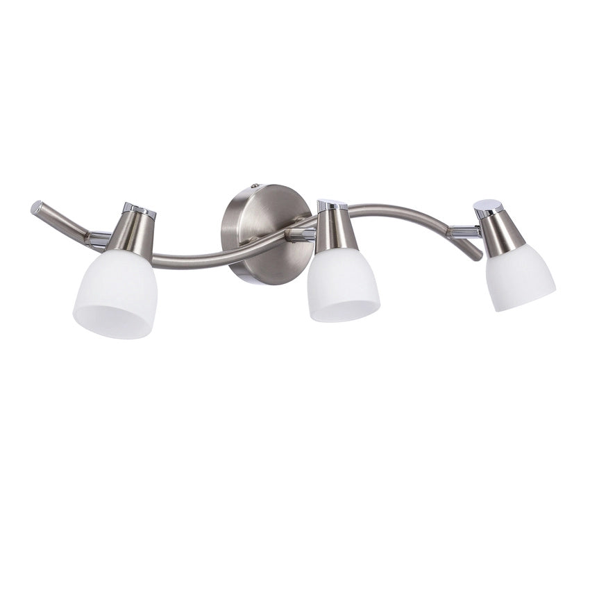 Plafoniera/Applique Candellux Selia 93-69993 3xG9 argento