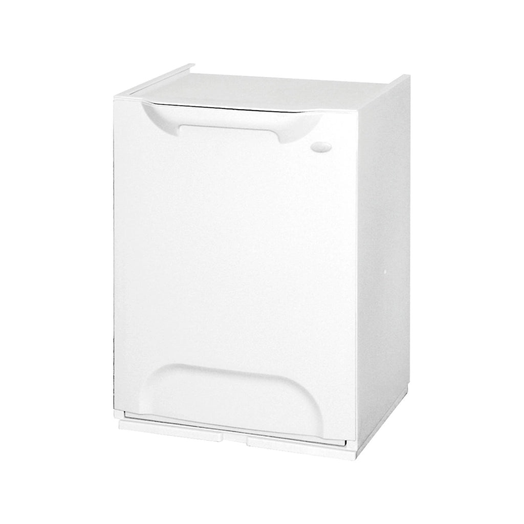 Contenitore per Rifiuti Dorothy, Pattumiera Capacità 15 lt Made in Italy, 34x29x47h cm Bianco
