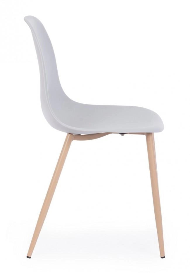 Set 4 Sedie 53x46x82 cm in Polipropilene Grigio