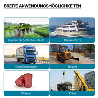 Distributore diesel gasolio con pompa autoadescante 230V/750W 80 l/min e pistola