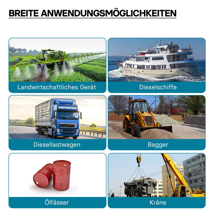 Distributore diesel gasolio con pompa autoadescante 230V/750W 80 l/min e pistola