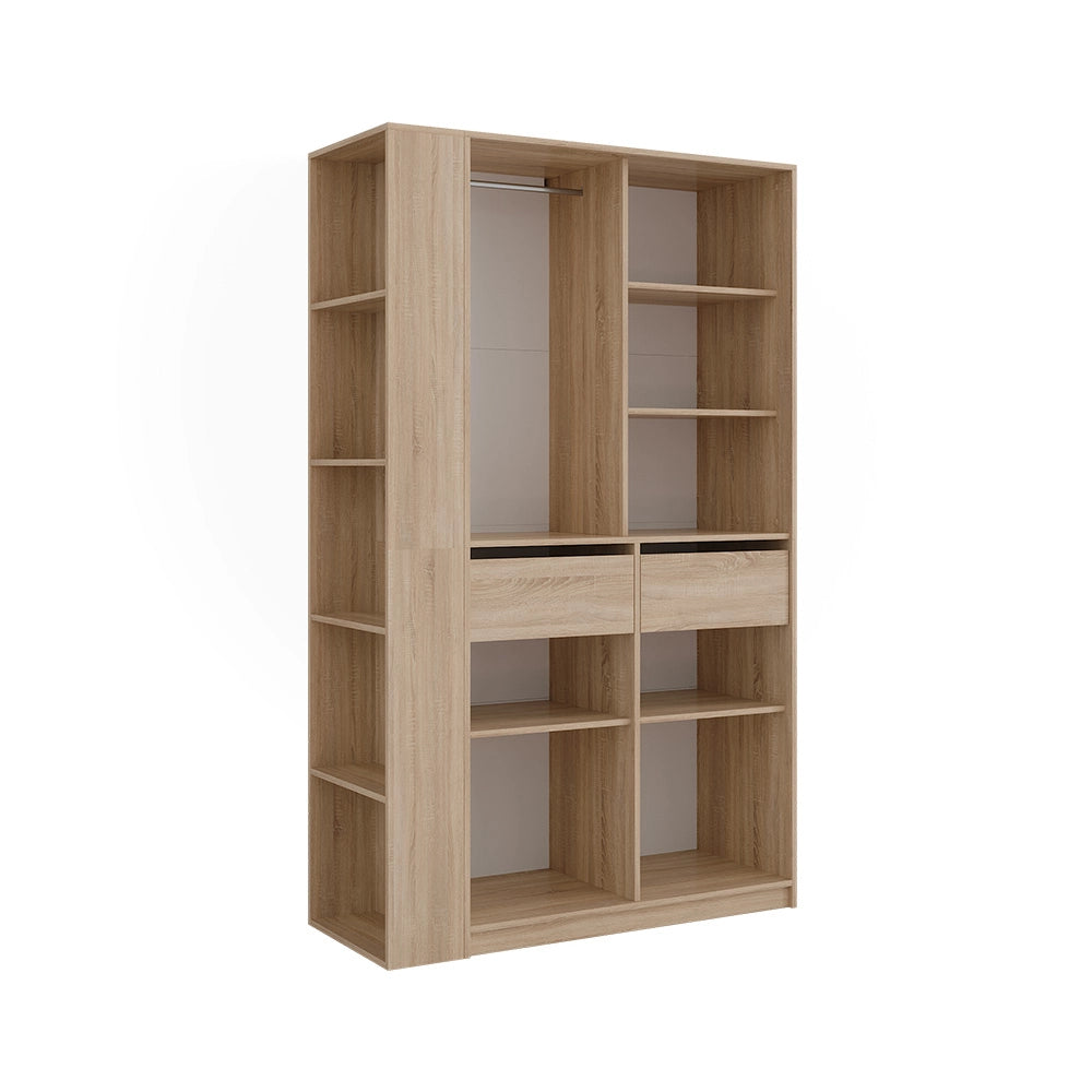 Armadio Elmo Sonoma 50 x 200 cm Set di 2 Vicco