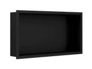 Nicchia bagno Solid Surface 30x60 cm - nero opaco