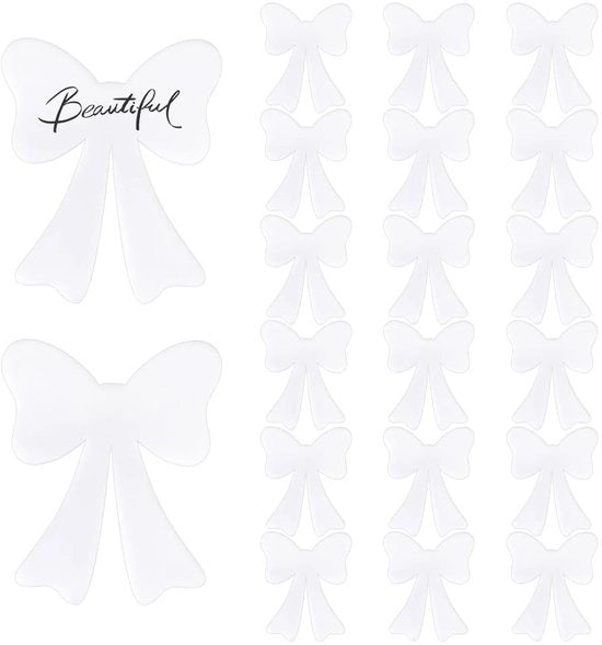Tavolino per la disposizione dei posti 20 pezzi - Nome in acrilico - Bianco - Tavolino per la disposizione dei posti - Feste di matrimonio/feste di compleanno - Strisce 120 x 100 mm
