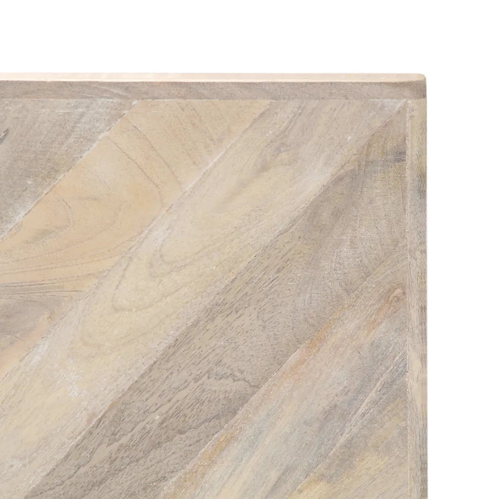 Tavolino da Salotto 110x110x36 cm in Legno Massello di Mango 247698
