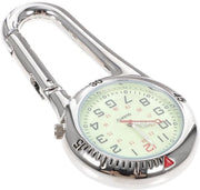 Orologio sportivo con chiusura a molla - Orologio da tasca per arrampicata - Impermeabile - Fluorescente - Orologio da tasca di alta precisione a cuore di quarzo - Disegno leggero