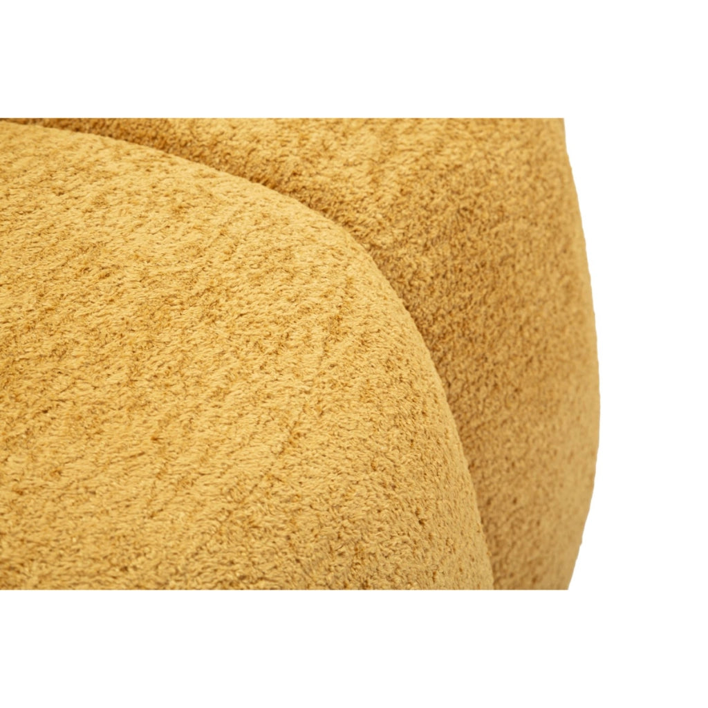 Divano VKH1061, Giallo, Spugna, 145x80x69 cm