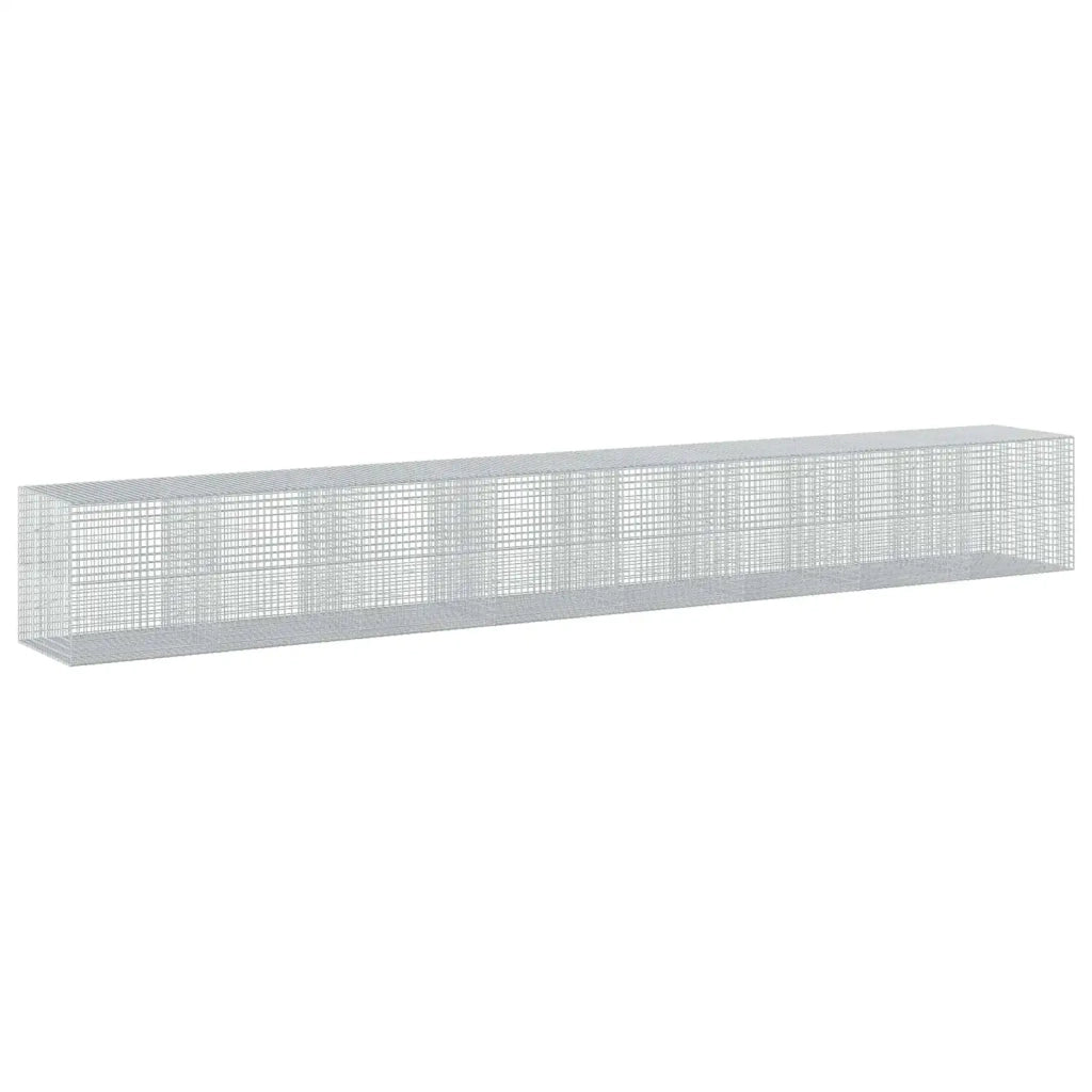 Gabione con filo da 5 mm e rete da 5x5 cm 800x100x100 cm 3464362