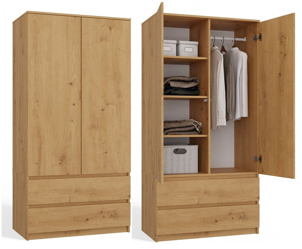 Armadio MALWA SS-90 rovere artisan guardaroba