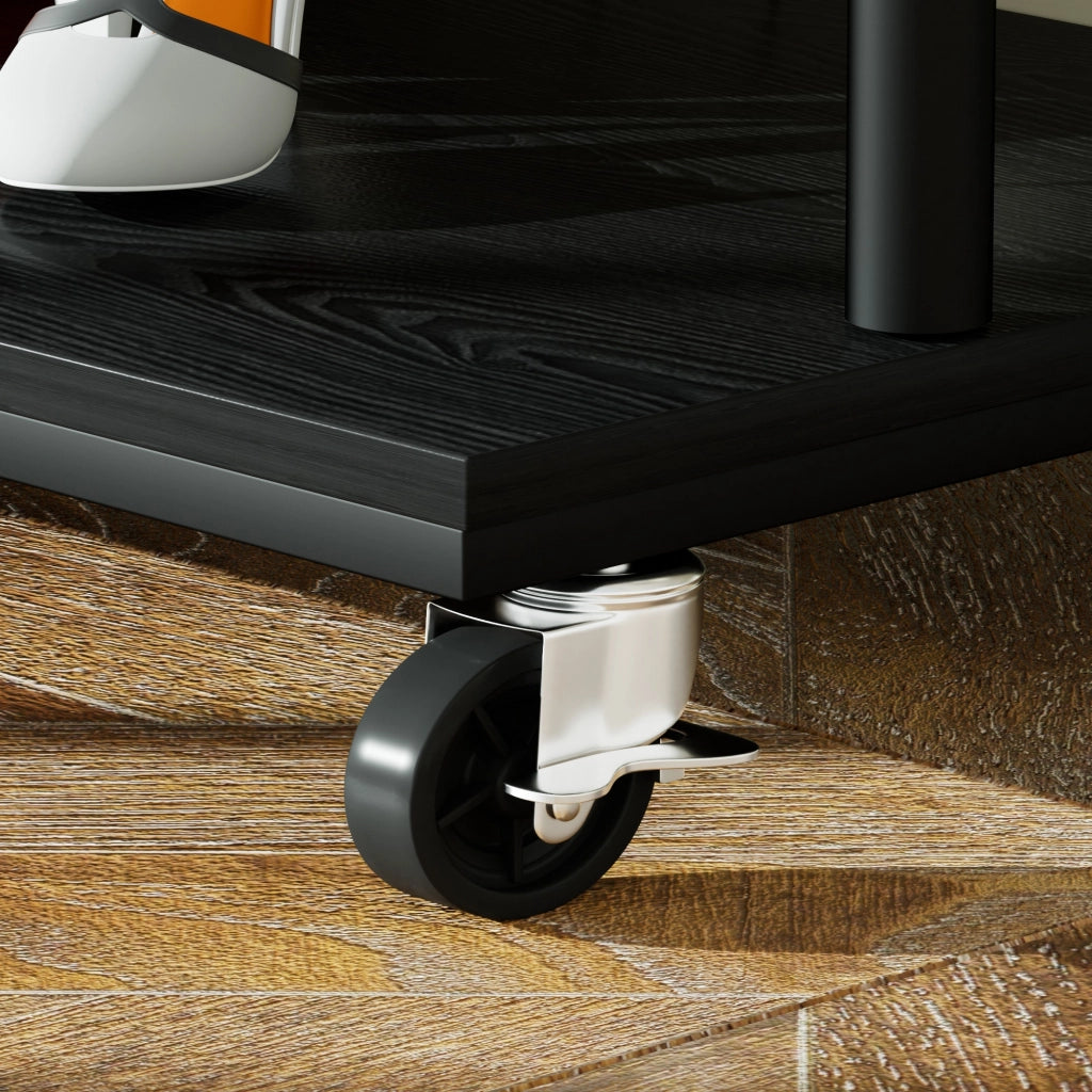 STENDIABITI Multifunzione 70x40x170 cm Metallo e Pannello di legno Nero